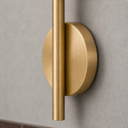 Natural Travertine Wall-Mounted Light with Rotating Arm