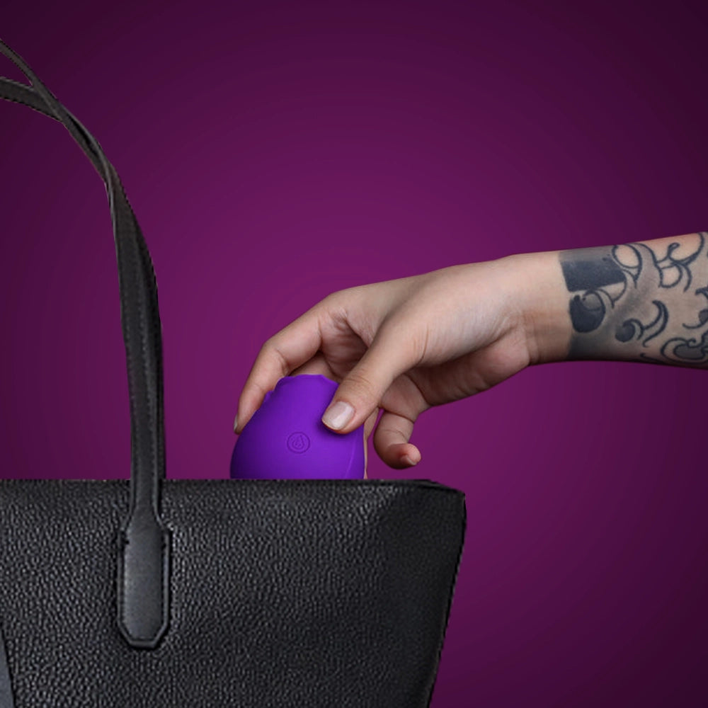 Portable Rose Toy Sucking Vibrator