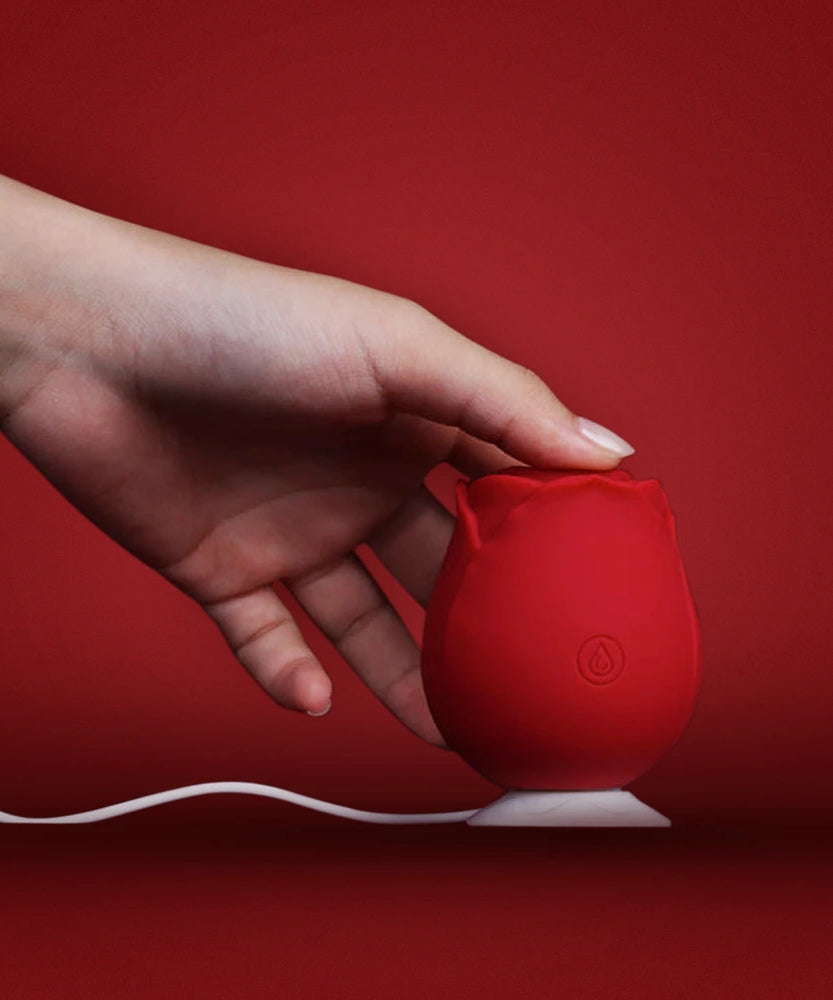 Portable Rose Toy Sucking Vibrator