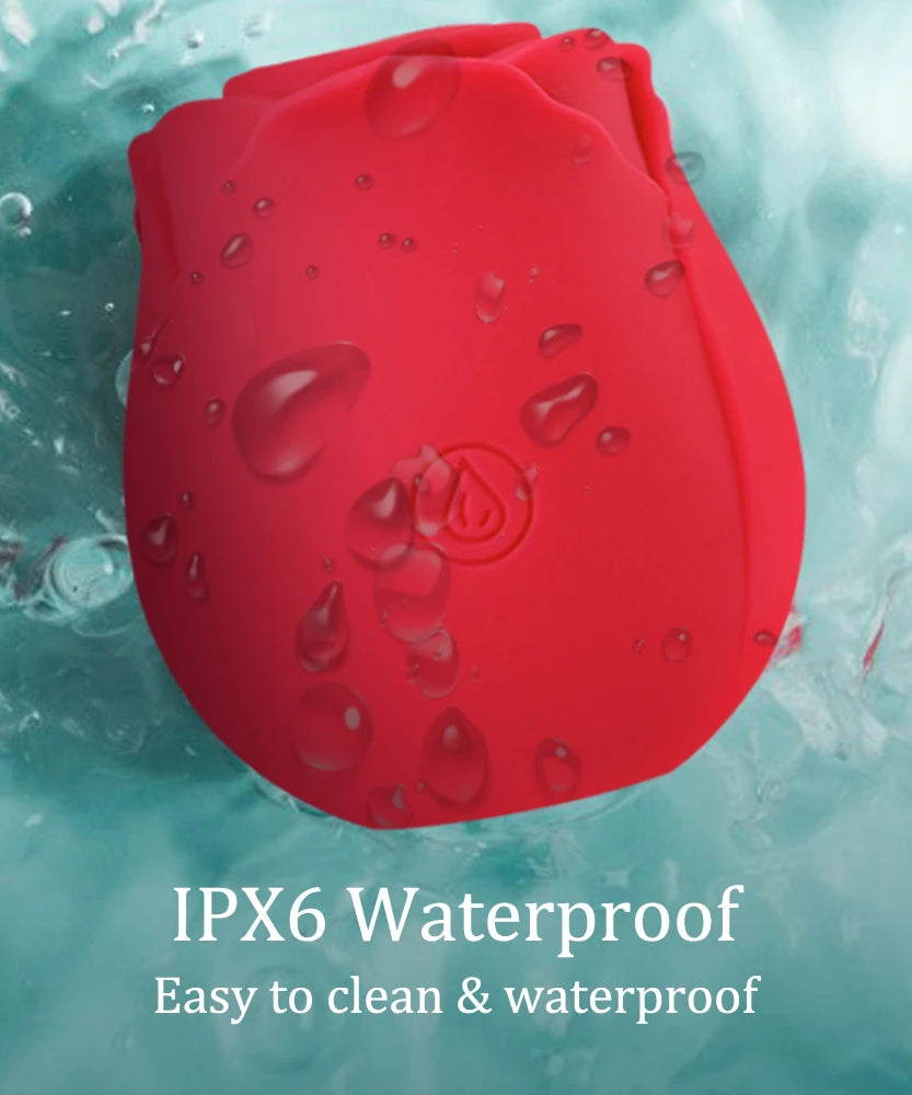 Portable Rose Toy Sucking Vibrator