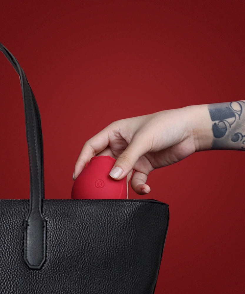 Portable Rose Toy Sucking Vibrator